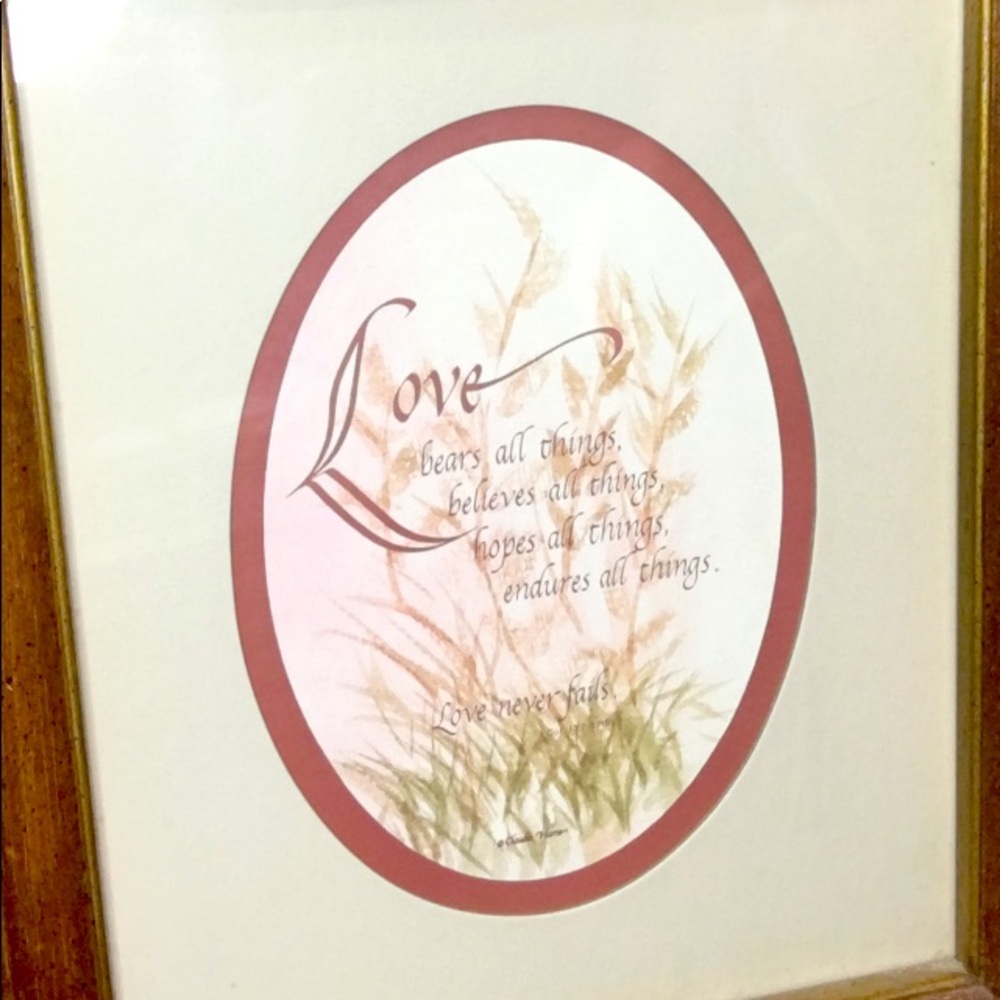Double Matte framed Bible Verse